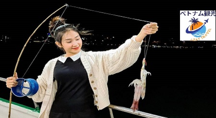 ハロン湾の夜のイカ釣り・ハロン湾日帰りツアー・ハロン湾イカ釣り情報・ハロン湾クルーズ